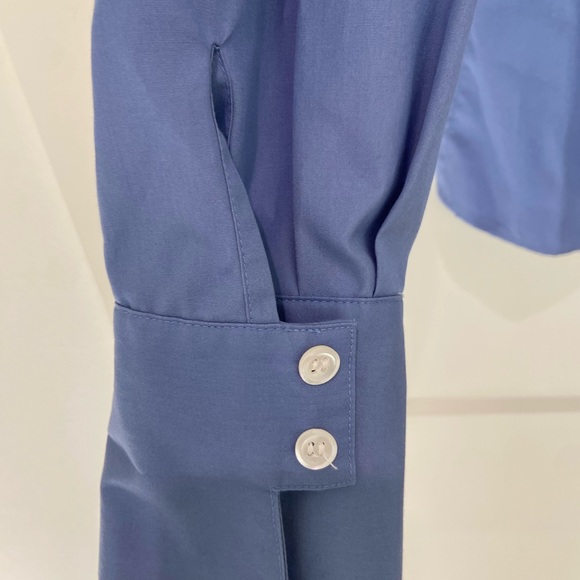 Liz Claiborne Blue Button Down - Picture 3 of 5